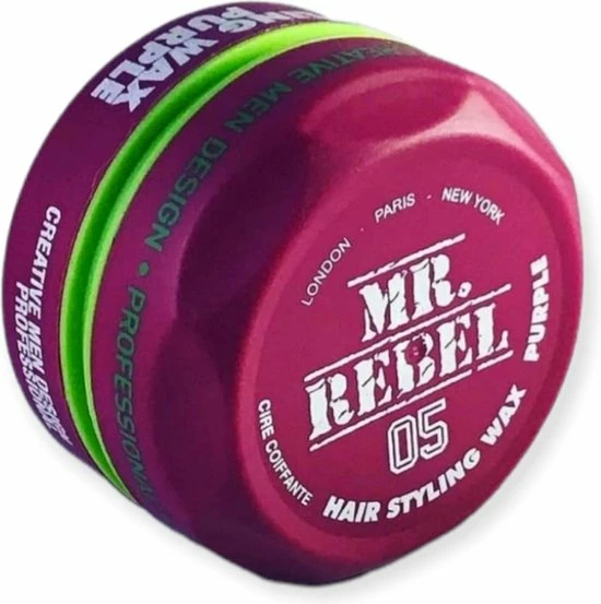 Nieuw π Mr. Rebel Haar Wax Mannen - Haar Wax - Hair Wax MR>REBEL Hair Styling Wax ( 6 Stuks + Een Styling Kam Gratis ) 900 ML π 4 Nieuw π Mr. Rebel Haar Wax Mannen - Haar Wax - Hair Wax MR>REBEL Hair Styling Wax ( 6 Stuks + Een Styling Kam Gratis ) 900 ML π - Afbeelding 2