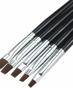 Beste recensies van 🤩 Merkloos 5x Platte Nail Art Kwast - Acryl Nagel Kwasten - Platte Kwast - Gel Nagellak Bouwer - UV Gellak Manicure Gereedschap - Nail Art Tool - Nagelkwast - Nagel Ontwerp 🔔