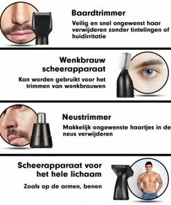 Promo π Shinon Sportsman 4 In 1 Oplaadbare, Multifunctionele Neus- En Oortrimmer - Neushaartrimmer - Baardtrimmer - Wenkbrauwtrimmer - Scheerapparaat - Mannen π 15 Promo π Shinon Sportsman 4 In 1 Oplaadbare, Multifunctionele Neus- En Oortrimmer - Neushaartrimmer - Baardtrimmer - Wenkbrauwtrimmer - Scheerapparaat - Mannen π -Oral-B Shop 550x556 1