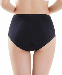 Groothandel ⌛ Bamboozy Menstruatie Ondergoed 4-laags Hoge Taille High Waist Corrigerend Maat 4XL 48-50 Zwart Period Underwear Duurzaam Menstrueren Incontinentie Zero Waste Madelief ⌛ -Oral-B Shop 550x556 4