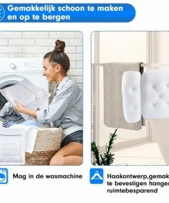 Beste Pirce 😍 Imperatoris | Home Spa Badkussen - Voor In Bad/Jacuzzi - Antislip - 6 Zuignappen - Extra Dik & Zacht 😉 -Oral-B Shop 550x559 3