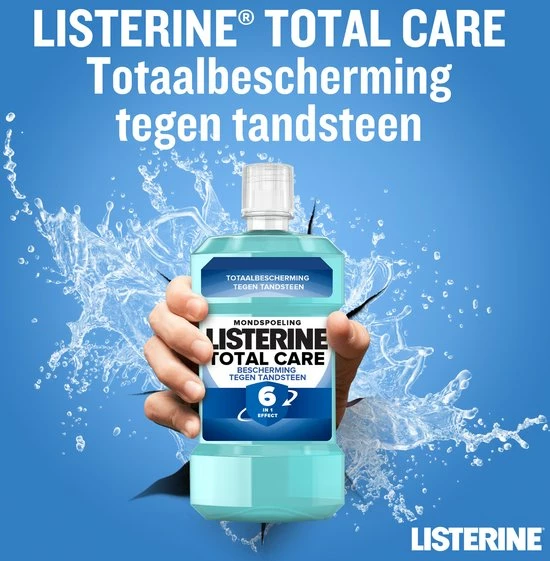 Groothandel 😍 LISTERINE Total Care Bescherming Tegen Tandsteen: Mondspoeling Voor Complete Bescherming Tegen De Opbouw Van Tandsteen Met 6-in-1 Effect - Met Essentiële Oliën, Fluoride En Zinkformule, 3 X 500 Ml 🤩 5 Groothandel 😍 LISTERINE Total Care Bescherming Tegen Tandsteen: Mondspoeling Voor Complete Bescherming Tegen De Opbouw Van Tandsteen Met 6-in-1 Effect - Met Essentiële Oliën, Fluoride En Zinkformule, 3 X 500 Ml 🤩 - Afbeelding 3