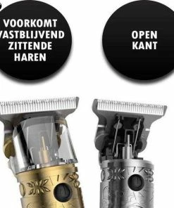 Korting ⭐ BeardMan - Luxe Tondeuse Met Display – LCD - Professionele Trimmer - Groomer - Scheerapparaat - Baardtrimmer - Precisietrimmer - Haarstyling - Haartrimmer - Draadloos - USB Opladen – Contouren – Bakkebaarden - Inclusief 3 Opzetkammen – Goud 💯 -Oral-B Shop 550x563 4