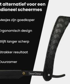 Beste Verkoop ❤️ BeerGear Shavette Barbiersmes Van Hout - Klassiek Open Scheermes - Straight Razor Incl. Etui En 20 Mesjes ✔️ 12 Beste Verkoop ❤️ BeerGear Shavette Barbiersmes Van Hout - Klassiek Open Scheermes - Straight Razor Incl. Etui En 20 Mesjes ✔️ -Oral-B Shop 550x564 1