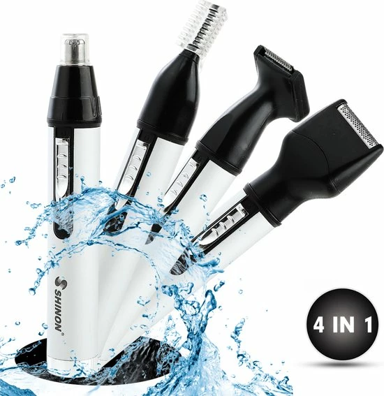 Promo π Shinon Sportsman 4 In 1 Oplaadbare, Multifunctionele Neus- En Oortrimmer - Neushaartrimmer - Baardtrimmer - Wenkbrauwtrimmer - Scheerapparaat - Mannen π 3 Promo π Shinon Sportsman 4 In 1 Oplaadbare, Multifunctionele Neus- En Oortrimmer - Neushaartrimmer - Baardtrimmer - Wenkbrauwtrimmer - Scheerapparaat - Mannen π