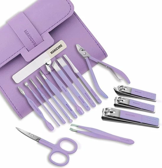 Goedkoopste π BAESS 16-delige Pedicure En Manicure Set - Nagelknipper - Pedicureset - Nagelvijl - Nageltang - Kalknagel - Roze π 7 Goedkoopste π BAESS 16-delige Pedicure En Manicure Set - Nagelknipper - Pedicureset - Nagelvijl - Nageltang - Kalknagel - Roze π - Afbeelding 5
