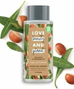 Begroting 👍 Love Beauty And Planet Shea Butter & Cedar Wood Oil Happy & Hydrated Shampoo - 400 Ml 😀 -Oral-B Shop 550x570 2