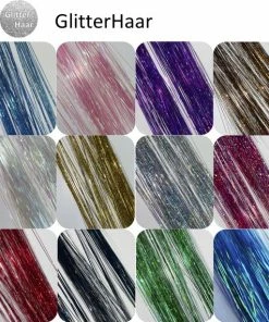 Kopen 🤩 Merkloos Hair Tinsels - GlitterHaar - Festival Glitter Haar Extensions - 100 Hairtinsels - Inclusief Tutorial En Filmpjes - Veel Kleuren - Parelmoer 😀