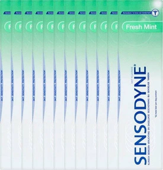 Promo β Sensodyne Tandpasta Fresh Mint Voordeelverpakking - 12 X 75 Ml π 3 Promo β Sensodyne Tandpasta Fresh Mint Voordeelverpakking - 12 X 75 Ml π