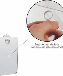 Goedkoopste 👍 Merkloos Make-up Spiegel Wit - Spiegeltje - Badkamer Spiegel - Waterbestendig - Reisspiegel - 17 X 13 Cm ⌛ -Oral-B Shop 550x574