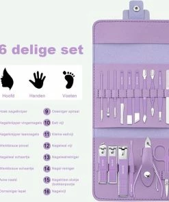 Goedkoopste π BAESS 16-delige Pedicure En Manicure Set - Nagelknipper - Pedicureset - Nagelvijl - Nageltang - Kalknagel - Roze π 18 Goedkoopste π BAESS 16-delige Pedicure En Manicure Set - Nagelknipper - Pedicureset - Nagelvijl - Nageltang - Kalknagel - Roze π -Oral-B Shop 550x576 2