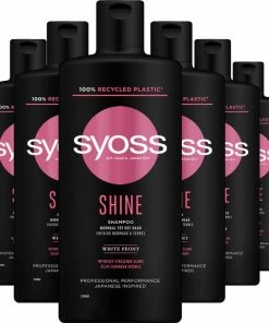 Promo 🤩 SYOSS Shine Boost Shampoo 6x 440 Ml - Voordeelverpakking 😍