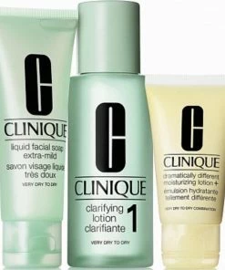 Groothandel 🛒 Clinique 3-Step Introduction Kit Huidtype 1 - Huidverzorging Geschenkset 😍