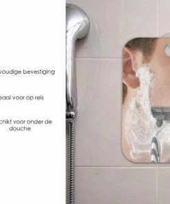 Goedkoopste 👍 Merkloos Make-up Spiegel Wit - Spiegeltje - Badkamer Spiegel - Waterbestendig - Reisspiegel - 17 X 13 Cm ⌛ -Oral-B Shop 550x578 3