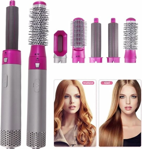 Goedkoop π― Everything You Want EYW 5 In 1 Fohnborstel – Föhnborstel - Airwrap - Airwrap Krultang - Trendy Airstyler - 5 In 1 Multi Styler - Fohnborstel Roterend – Fohnborstels – 1000W - Roos βοΈ 11 Goedkoop π― Everything You Want EYW 5 In 1 Fohnborstel – Föhnborstel - Airwrap - Airwrap Krultang - Trendy Airstyler - 5 In 1 Multi Styler - Fohnborstel Roterend – Fohnborstels – 1000W - Roos βοΈ - Afbeelding 9