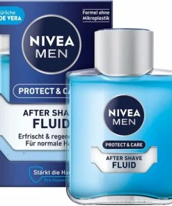 Uitgang 🥰 NIVEA MEN Protect & Care 2-in-1 - 100 Ml - Aftershave Lotion 🌟