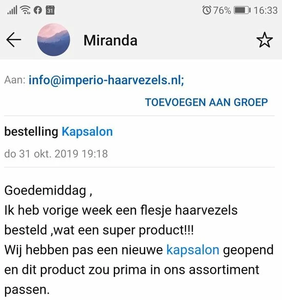 Beste deal π IMPERIO Premium Haarvezels Donkerbruin - Kaalheid Mannen - Alopecia Vrouwen - 100% Onzichtbaar π 16 Beste deal π IMPERIO Premium Haarvezels Donkerbruin - Kaalheid Mannen - Alopecia Vrouwen - 100% Onzichtbaar π - Afbeelding 14
