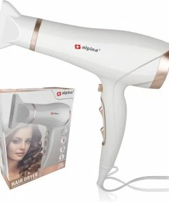 Beste deal ⭐ Alpina Haardroger - Föhn - 1900-2300 Watt - 3 Warmtestanden - 2 Snelheden - Coolshot - Wit En Rosé Goud 🎉