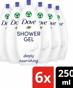 Beste Pirce 🌟 Dove Deeply Nourishing - 250 Ml - Shower Gel - 6 St - Voordeelverpakking ✔️ -Oral-B Shop 550x595