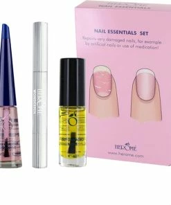 Beste deal 🧨 Herome 3 In 1 Manicure Nagelverzorging Set (Nail Essentials Set Na Kunstnagels Of Medicijngebruik (Roze)) - Nagelriemolie, Nagelriemcrème En Nagelverharder – Voor Mooie En Gezonde Nagels - Full-Size 🔔