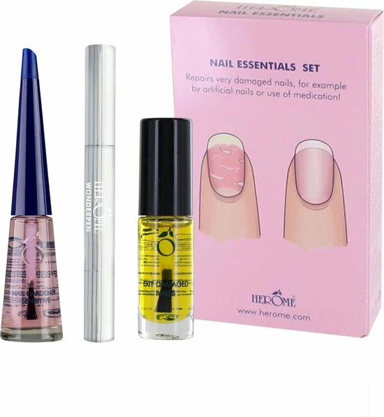 Beste deal 𧨠Herome 3 In 1 Manicure Nagelverzorging Set (Nail Essentials Set Na Kunstnagels Of Medicijngebruik (Roze)) - Nagelriemolie, Nagelriemcrème En Nagelverharder – Voor Mooie En Gezonde Nagels - Full-Size π 3 Beste deal 𧨠Herome 3 In 1 Manicure Nagelverzorging Set (Nail Essentials Set Na Kunstnagels Of Medicijngebruik (Roze)) - Nagelriemolie, Nagelriemcrème En Nagelverharder – Voor Mooie En Gezonde Nagels - Full-Size π