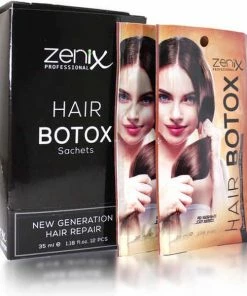 Hete verkoop 💯 Zenix Professionals Zenix Hair Professionals - 2 Kuren Haar Botox - Hair Botox - ZEER BEKEND - Kappersmerk - Tot 3 Maanden Stijl & Glanzend Haar - Voor Dames Met Krullen En Of Kroeshaar 🤩