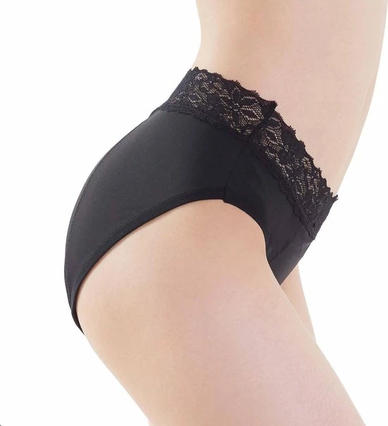 Korting ⌛ Bamboozy Menstruatie Ondergoed 4-laags Mid-Heup Maat XL 42-44 Zwart Period Underwear Duurzaam Menstrueren Incontinentie Zero Waste Daisy ✨ 6 Korting ⌛ Bamboozy Menstruatie Ondergoed 4-laags Mid-Heup Maat XL 42-44 Zwart Period Underwear Duurzaam Menstrueren Incontinentie Zero Waste Daisy ✨ - Afbeelding 4