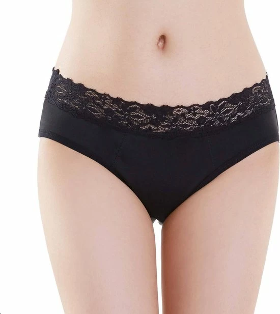 Korting ⌛ Bamboozy Menstruatie Ondergoed 4-laags Mid-Heup Maat XL 42-44 Zwart Period Underwear Duurzaam Menstrueren Incontinentie Zero Waste Daisy ✨ 7 Korting ⌛ Bamboozy Menstruatie Ondergoed 4-laags Mid-Heup Maat XL 42-44 Zwart Period Underwear Duurzaam Menstrueren Incontinentie Zero Waste Daisy ✨ - Afbeelding 5