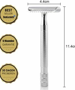 Groothandel π Bolano® Safety Razor Set Zilver + 30 Double Edge Scheermesjes + Houder - Klassiek Scheermes Voor Mannen En Vrouwen - D663 π 27 Groothandel π Bolano® Safety Razor Set Zilver + 30 Double Edge Scheermesjes + Houder - Klassiek Scheermes Voor Mannen En Vrouwen - D663 π -Oral-B Shop 550x629