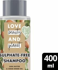 Begroting 👍 Love Beauty And Planet Shea Butter & Cedar Wood Oil Happy & Hydrated Shampoo - 400 Ml 😀 -Oral-B Shop 550x633 2