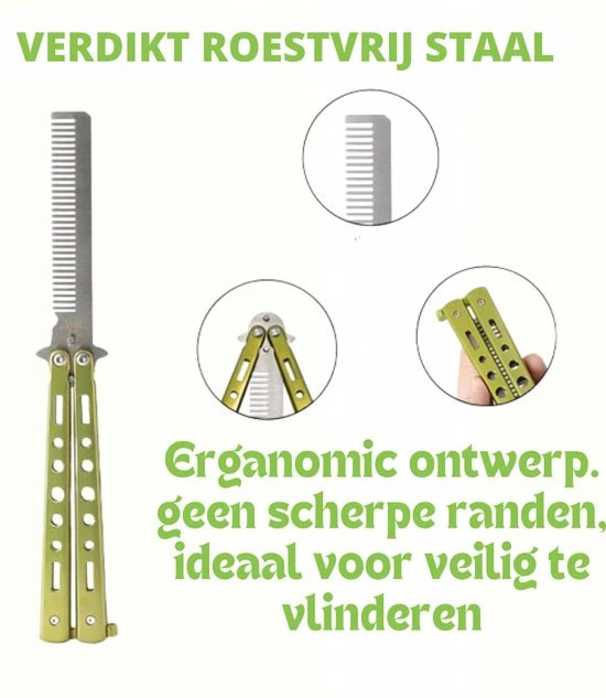 Beste recensies van π₯° Eaglion Z313- Butterfly Knife Comb - Vlindermes Trainer Kam - Vlinderkam - Vlinder Trainer Kam - Balisong Trainer Kam π 6 Beste recensies van π₯° Eaglion Z313- Butterfly Knife Comb - Vlindermes Trainer Kam - Vlinderkam - Vlinder Trainer Kam - Balisong Trainer Kam π - Afbeelding 4