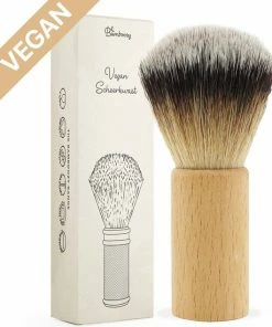 Aanbiedingen 👏 Bamboozy Vegan Scheerkwast Hout Superzacht Duurzaam 100% Synthetisch ⌛