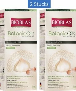 Beste deal 🌟 2 STUKS - Bioblas Knoflook Shampoo (Geurloos): Alle Haar 360ml 🔥