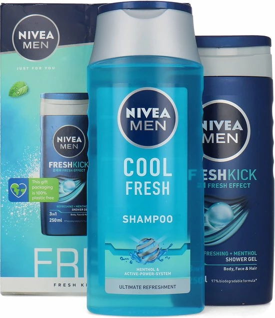 Beste deal π€© Geschenk Nivea – Men Fresh Kick Douchegel & Shampoo π₯° 3 Beste deal π€© Geschenk Nivea – Men Fresh Kick Douchegel & Shampoo π₯°