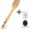 Top 10 ✨ Blubs® – Badborstel – Dry Brush – Rug Scrubber – Lichaamsborstel – Rugborstel Douche Met Steel – Huidborstel – Rugborstel Hout – Houten Badborstel Met Steel – Doucheborstel Met Steel – Houten Borstel – Droogborstel – Massage – Zwart 🎉 -Oral-B Shop 550x636 5