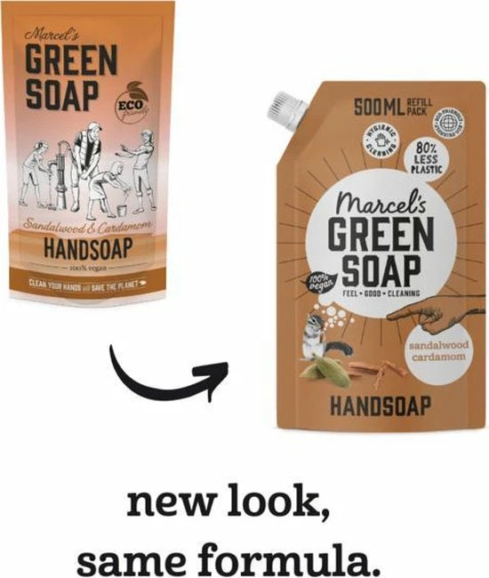 Promo π Marcel's Green Soap Navulling 500 Ml - Sandelhout En Kardamom π 9 Promo π Marcel's Green Soap Navulling 500 Ml - Sandelhout En Kardamom π - Afbeelding 7
