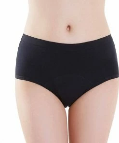 Groothandel ⌛ Bamboozy Menstruatie Ondergoed 4-laags Hoge Taille High Waist Corrigerend Maat 4XL 48-50 Zwart Period Underwear Duurzaam Menstrueren Incontinentie Zero Waste Madelief ⌛ -Oral-B Shop 550x654 4