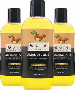 Goedkoopste 🔔 Qure Natural Oil Amandelolie 100ml | 100% Puur & Onbewerkt | Koudgeperste Zoete Amandel Olie Voor Haar, Huid En Lichaam 🛒 -Oral-B Shop 550x665 2