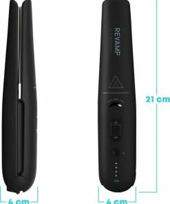 Gloednieuw 😀 Revamp Progloss Liberate Draadloze Mini Stijltang - Kleine Stijltang - Keramisch - Incl. Reisetui ✨ -Oral-B Shop 550x669