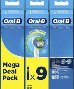 Korting 🔥 Oral B Oral-B Precision Clean - Met CleanMaximiser-technologie - Opzetborstels - 9 Stuks 🔔