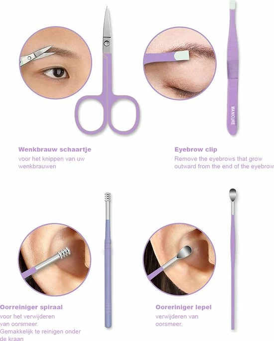 Goedkoopste π BAESS 16-delige Pedicure En Manicure Set - Nagelknipper - Pedicureset - Nagelvijl - Nageltang - Kalknagel - Roze π 5 Goedkoopste π BAESS 16-delige Pedicure En Manicure Set - Nagelknipper - Pedicureset - Nagelvijl - Nageltang - Kalknagel - Roze π - Afbeelding 3