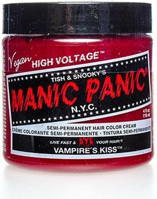 Uitgang 🤩 Manic Panic Semi Permanente Haarverf Vampire's Kiss Classic Rood ✨ 4 Uitgang 🤩 Manic Panic Semi Permanente Haarverf Vampire's Kiss Classic Rood ✨ - Afbeelding 2