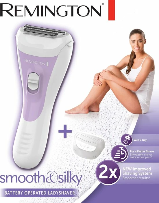 Promo ⭐ Remington WSF5060 Smooth & Silky Battery Operated Lady Shaver ❤️ 6 Promo ⭐ Remington WSF5060 Smooth & Silky Battery Operated Lady Shaver ❤️ - Afbeelding 4