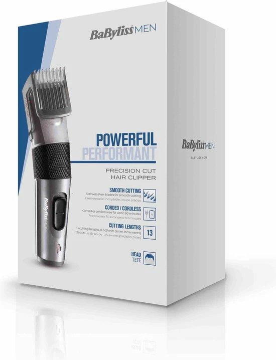 Promo ✨ BaBylissMEN Precision Cut Tondeuse E786E - Ook Draadloos Gebruik - 60 Min ❤️ 11 Promo ✨ BaBylissMEN Precision Cut Tondeuse E786E - Ook Draadloos Gebruik - 60 Min ❤️ - Afbeelding 9