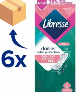 Promo 😀 Libresse Extra Protection Long Inlegkruisjes 6 X 22 Stuks 🎁 -Oral-B Shop 550x719 1
