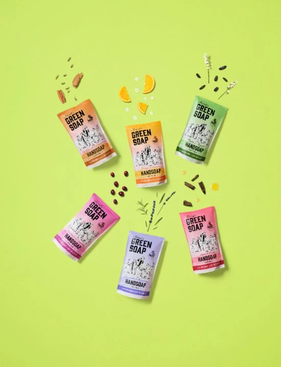 Promo π Marcel's Green Soap Navulling 500 Ml - Sandelhout En Kardamom π 4 Promo π Marcel's Green Soap Navulling 500 Ml - Sandelhout En Kardamom π - Afbeelding 2