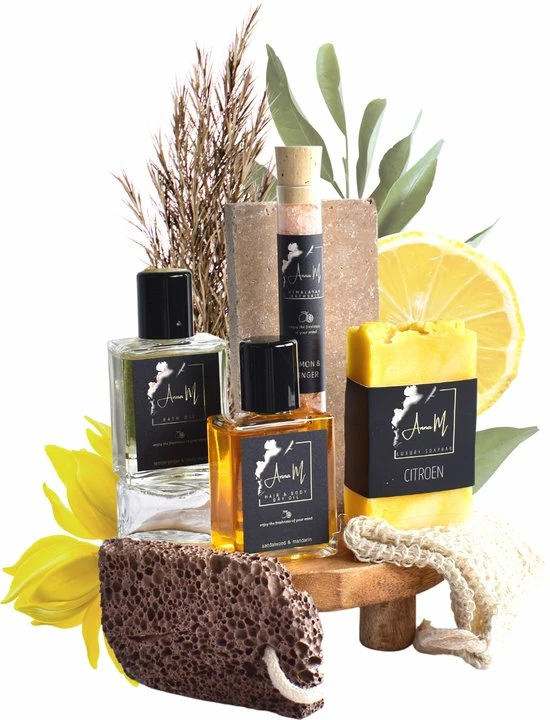 Begroting π Anna-M Geschenkset Vrouwen XL - Olijfzeep Citroen - Zeepschaaltje - Scrub Zeepzakje - Kerstpakket - Sinterklaas - Badolie - Olie Haar & Huid - Massage Olie - Vegan - Giftset Vrouw - Kado Moeder, Vriendin, Oma, Mama - Geschenkdoos Vrouw - Giftbox π 3 Begroting π Anna-M Geschenkset Vrouwen XL - Olijfzeep Citroen - Zeepschaaltje - Scrub Zeepzakje - Kerstpakket - Sinterklaas - Badolie - Olie Haar & Huid - Massage Olie - Vegan - Giftset Vrouw - Kado Moeder, Vriendin, Oma, Mama - Geschenkdoos Vrouw - Giftbox π