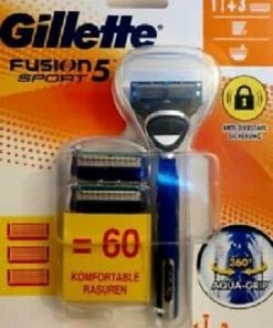 Korting 🎉 Gillette Fusion5 Scheersysteem + 3 Scheermesje 😉
