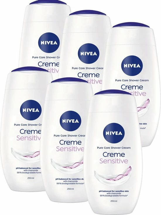 Beste deal π NIVEA Douche Crème Sensitive - 250 Ml - Douchecrème - 6 St - Voordeelverpakking π₯ 6 Beste deal π NIVEA Douche Crème Sensitive - 250 Ml - Douchecrème - 6 St - Voordeelverpakking π₯ - Afbeelding 4