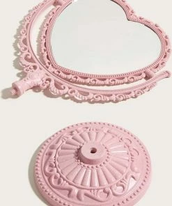 Beste Verkoop ✔️ Elysee Beauty Kawaii Roze Makeup Spiegel - Hart Spiegel - Dubbelzijdig - Makeup Mirror 🛒 -Oral-B Shop 550x738